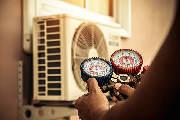 Professional Hvac technician working in Orange, NJ